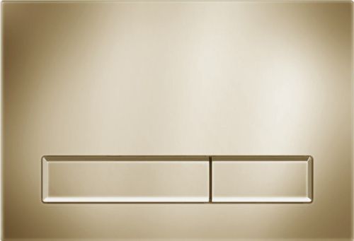 Клавиша смыва механическая KK POL M08 SPP/036/BG/K цвет брашированное золото