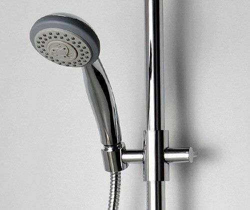 Душевая стойка WasserKRAFT A016 настенная цвет хром - фото 4