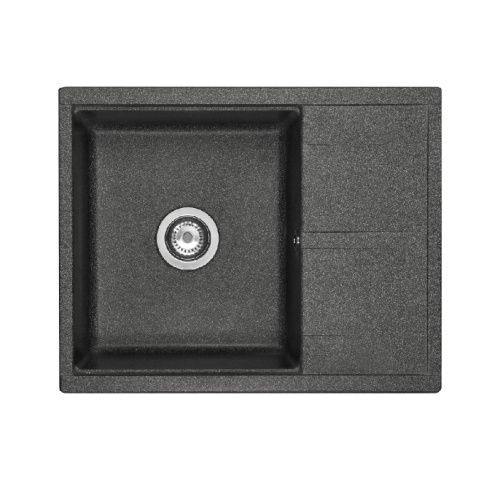 Кухонная мойка Aquaton Делия 1A718632DE210 65х52 цвет графит