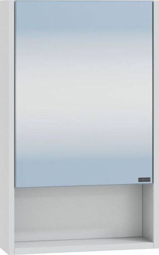 Зеркало-шкаф СанТа Сити 700336 50х12х65 подвесной цвет белый