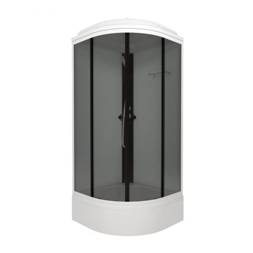 Душевая кабина Тритон Грэй-Вайт Щ0000067301 90х90 четверть круга с крышей ориентация универсальная