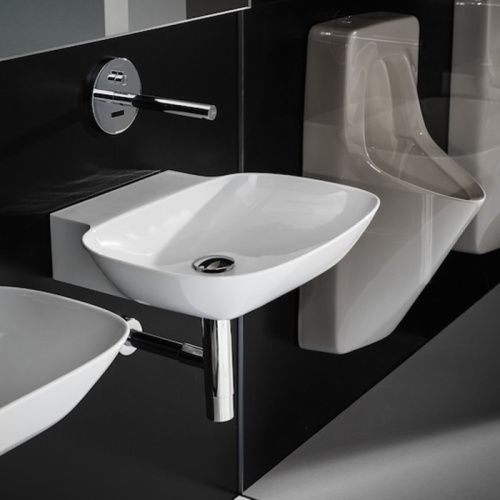 Раковина керамическая Laufen INO 56 см 8.1030.2.000.109.1 подвесная цвет белый без отверстий под смеситель