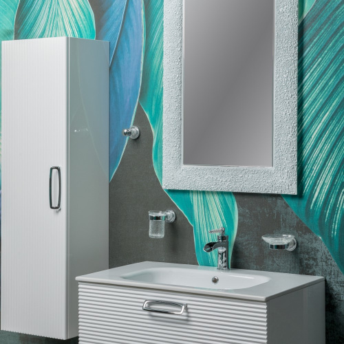 Шкаф-пенал Armadi Art Vallessi Avantgarde 845-WCR 35х28х120 подвесной цвет белый