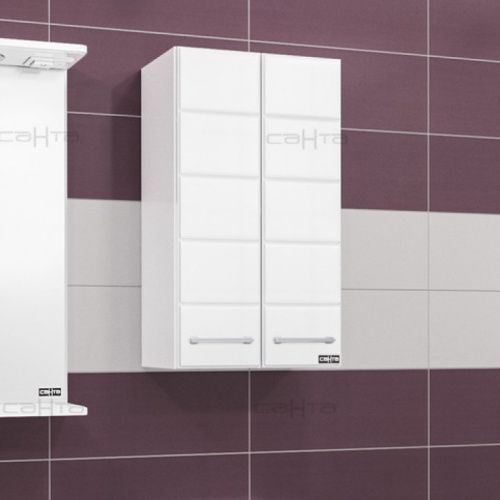 Шкаф СанТа Омега 407003 40х24х70 подвесной цвет белый