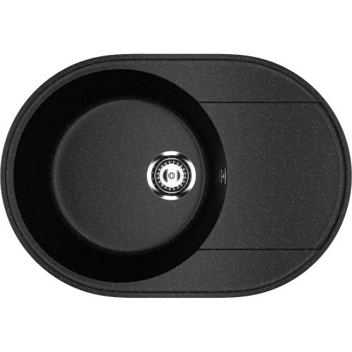 Кухонная мойка Ulgran Practik PR-M 610-004 61х47 цвет черный