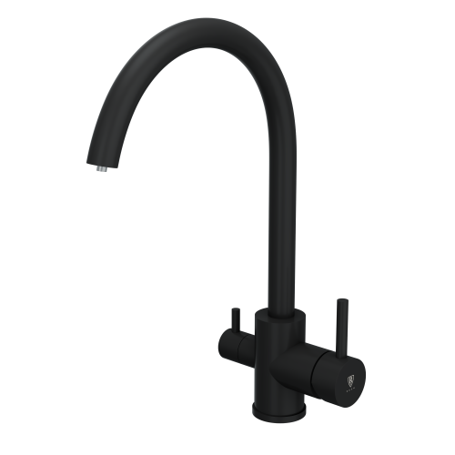 Смеситель для кухни   SUS9035-37Black на мойку черный