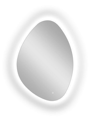 Зеркало в ванную Континент Alma ЗЛП613 70х100 цвет белый