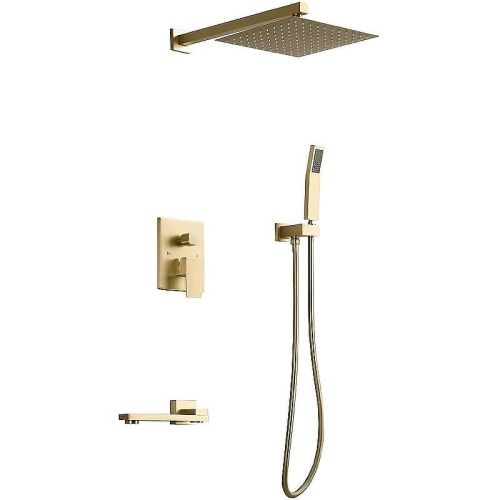 Душевая система ALMAes Elbe TVZ-0815 встраиваемая цвет золото
