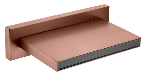 Излив Boheme Zodiac 625/2-BRB встраиваемый в стену бронза брашированная