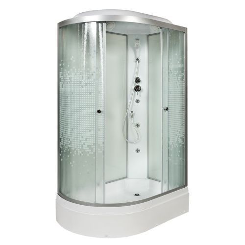 Душевая кабина AvaCan L720RGM 120х80 асимметричная с крышей ориентация правая