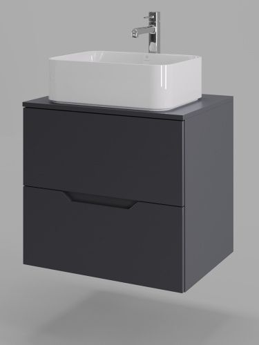 Тумба с раковиной Orange Line Li-60TugMDF+B02-460W 61х46х70