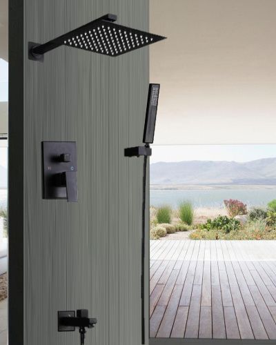 Душевая система ALMAes Teivaz TVZ-1805 встраиваемая цвет черный