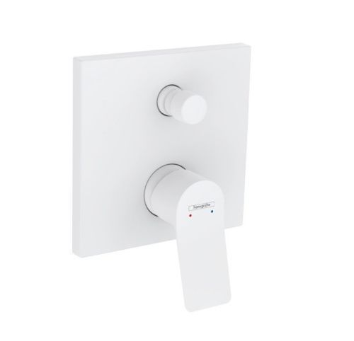 Смеситель Hansgrohe 75415700 настенный встраиваемый белый матовый