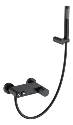 Смеситель Boheme Stick 123-BB.2 настенный черный