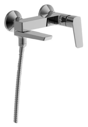 Смеситель для ванны и душа BELZ B60715 настенный хром
