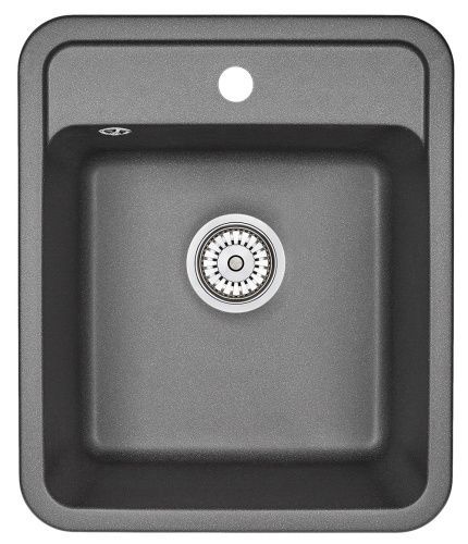 Кухонная мойка Granula 4202, ЧЁРНЫЙ 42х50 цвет черный поверхность матовая