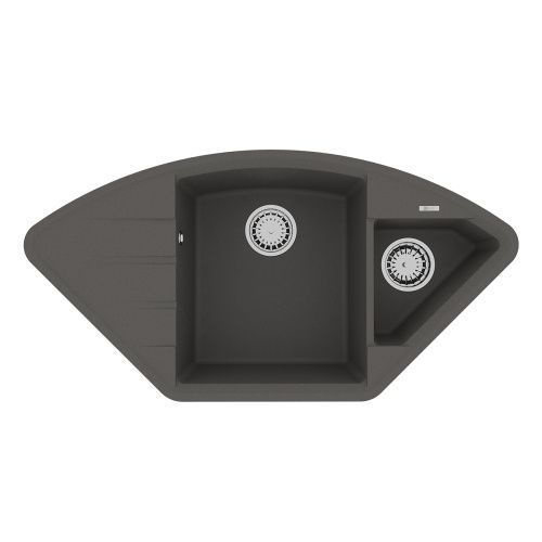 Кухонная мойка LeMark Irkana 980 9910047 98х50 цвет серый поверхность матовая