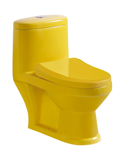 Унитаз напольный с бачком Gid Aventura Tr2192-Y (62208) желтый с сиденьем микролифт