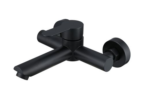 Смеситель для ванны и душа Fmark FS8202H настенный черный