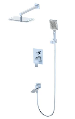 Душевая система Wonzon & Woghand Fit WW-88939009A-CR встраиваемая в стену цвет хром