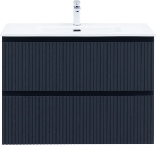 Тумба под раковину Aquanet Джейн (Flat) 00335430 90х46х64 подвесная цвет синий