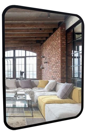 Зеркало в ванную Azario Мальта-лофт ФР-00002427 60х80 цвет черный