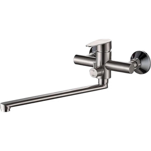 Cмеситель для ванны и душа Haiba HB22802 настенный полированная сталь