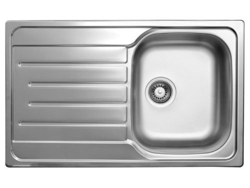 Кухонная мойка Ukinox Гранд GRP800.500 -GT8K 1R 50х80 цвет хром поверхность полированная