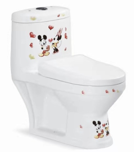 Унитаз напольный с бачком SantiLine SL-5015 цвет белый с сиденьем микролифт безободковый смыв воронка-водоворот