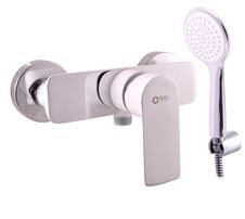 Смеситель для душа VLTAVA VT481.5/1CB настенный белый глянцевый