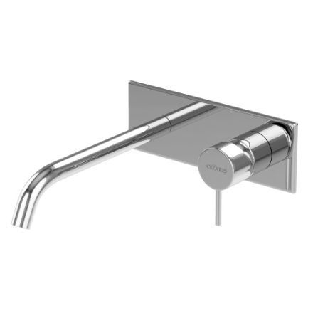 Смеситель для раковины Cezares LEAF LEAF-BLI1-L-01-W0 встраиваемый в стену хром