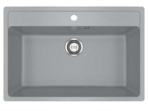 Кухонная мойка Ulgran Classic U-600-309 76х51 цвет темно-серый