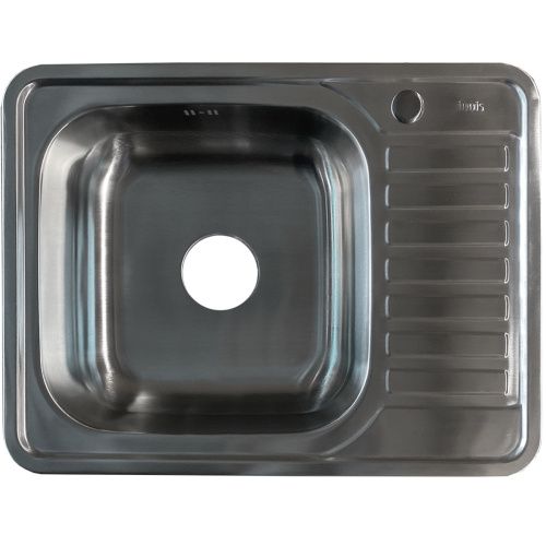 Кухонная мойка IDDIS Basic BAS65SLi77 65х50 цвет сатин поверхность глянцевая