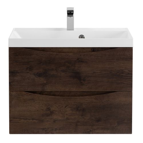 Тумба под раковину BelBagno Marino MARINO-700-2C-SO-RW-P 70х45х50 подвесная цвет коричневый