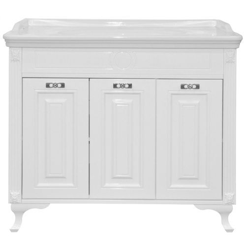 Тумба с раковиной Azario MAGNOLIA CS00068642 100х50х88 цвет белый