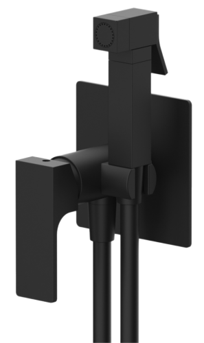 Гигиенический душ со смесителем Remer AU65NO черный матовый