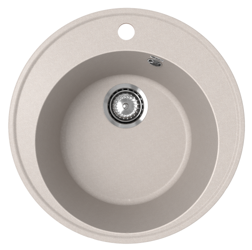 Кухонная мойка Ulgran Quartz Nora 485-10 49х49 цвет песочный