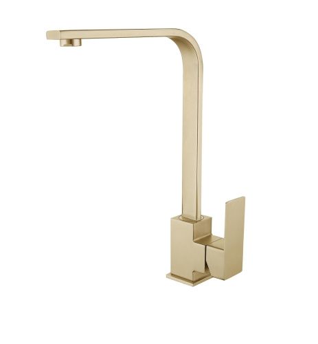 Смеситель для кухни Fmark FS8132C на мойку золото матовое