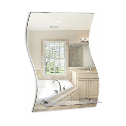 Зеркало в ванную Loranto Волна 00000030 43х59 цвет белый