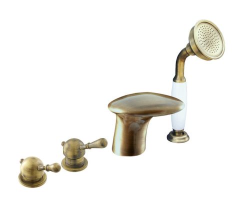 Смеситель RavSlezak LABE L071.5PSM на борт ванны бронза