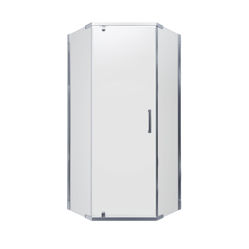 Душевой уголок Тритон Дека-Хром Щ0000056789 100х100 стекло прозрачное профиль хром без поддона