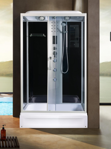 Душевая кабина River VITIM 120/80/24 TH (10000003220) 120х80 прямоугольная с крышей ориентация универсальная