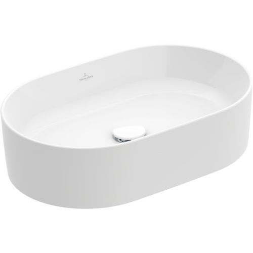 Раковина керамическая Villeroy Boch Collaro 4A195601 60х40 накладная цвет белый без отверстий под смеситель