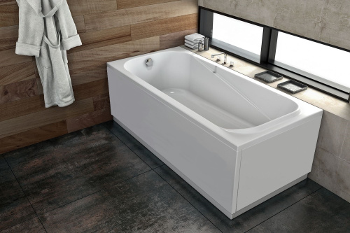 Ванна акриловая Kolpa-San STRING 519180 180х80 пристенная прямоугольная без каркаса