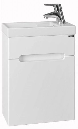 Тумба под раковину СанТа Лондон 224017 39х21х54 подвесная цвет белый