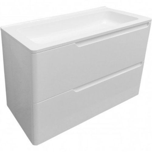 Тумба с раковиной Эстет Kare Luxe ФР-00005715 80х45х61 подвесная цвет белый