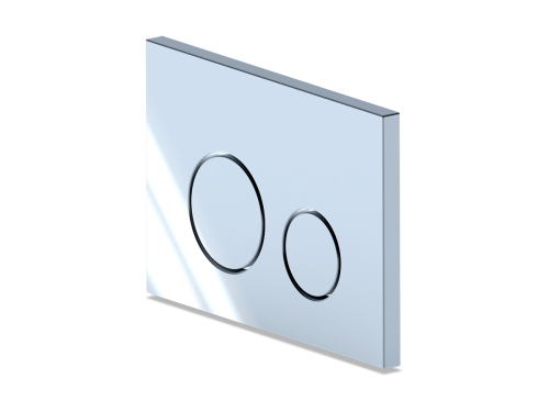 Клавиша смыва механическая Bas ИУ00003 цвет хром глянцевый