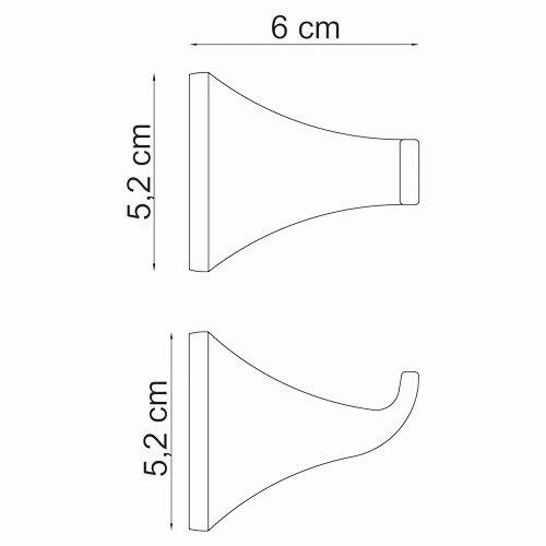 Крючок WasserKRAFT 2523 - фото 4