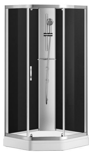 Душевая кабина Azario DENVER AZ-N10806 900 90х90 многоугольная без крыши ориентация универсальная