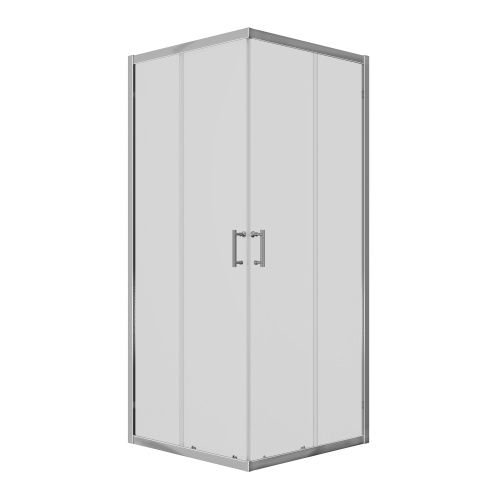 Душевой уголок Ambassador Kingston 14011102 90х90 стекло прозрачное профиль хром глянцевый без поддона